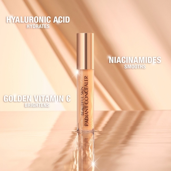 NIB CHARLOTTE TILBURY BEAUTIFUL SKIN RADIANT CONCEALER, SHADE 4 FAIR PALE - Picture 7 of 9
